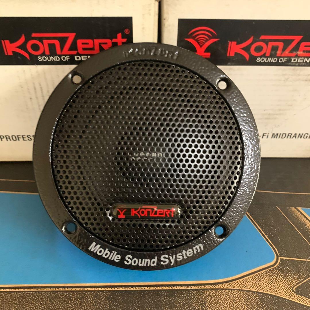 Original Konzert KM-1000M Midrange (Category: Soundbars, Speakers & Amplifiers) located in Caloocan City. Submitted by marielleongg (Listing ID 1100957627, Image 2). Description: Konzert Professional KM-1000M Midrange 🔈 Size: 4” 🔈 100 Watts Max. 🔈 Highly recommended for videoke machine / box 🔈 Guaranteed Konzert Original Product.