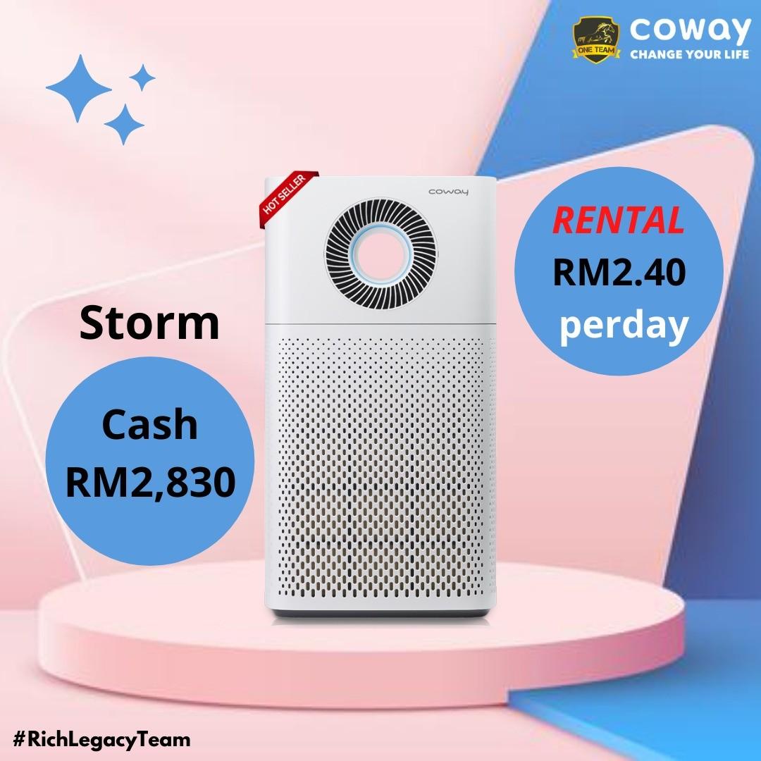 Penapis Udara Storm Rm70 Air Purifier Coway L Kitchen Appliances On Carousell