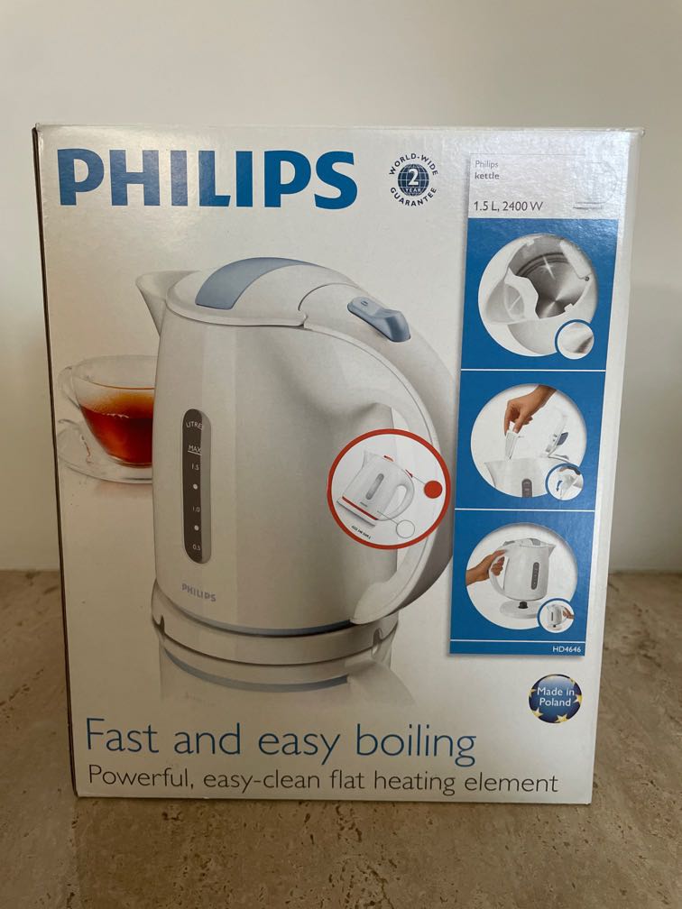 Philips 1.5L Kettle HD4646, TV & Home Appliances, Kitchen Appliances