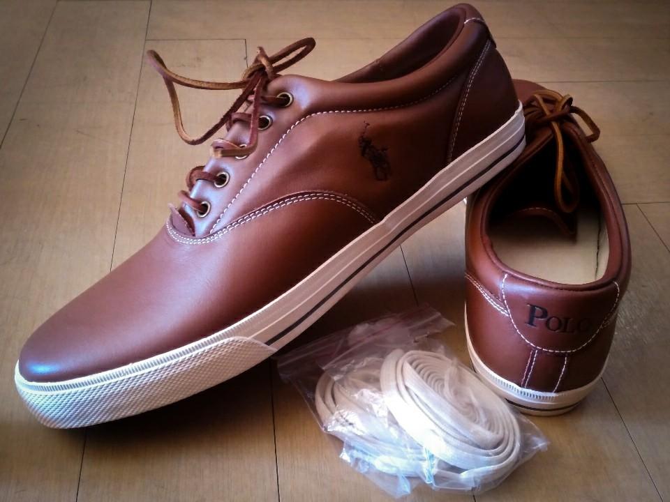 Polo vaughn 2025 leather sneakers