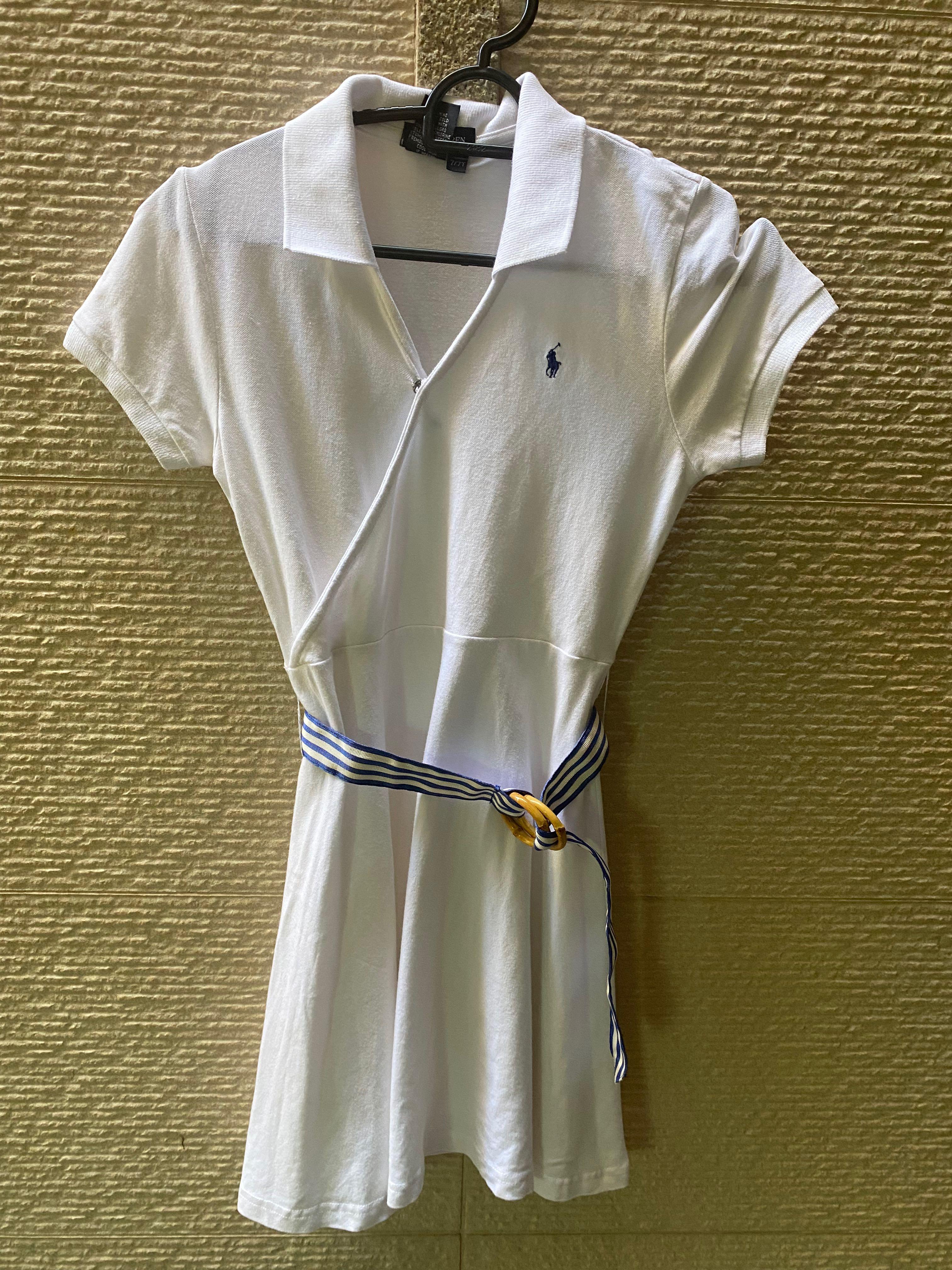 Ralph lauren girls white sales dress
