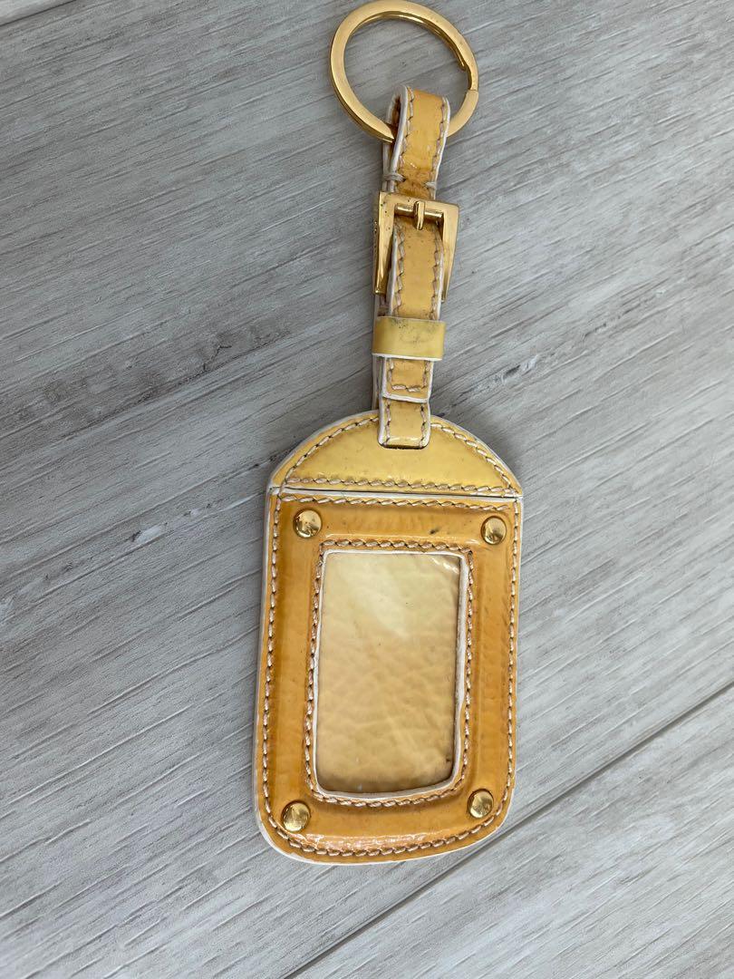 Prada leather Luggage Tag Hobbies Toys Travel Travel Essentials Accessories on Carousell