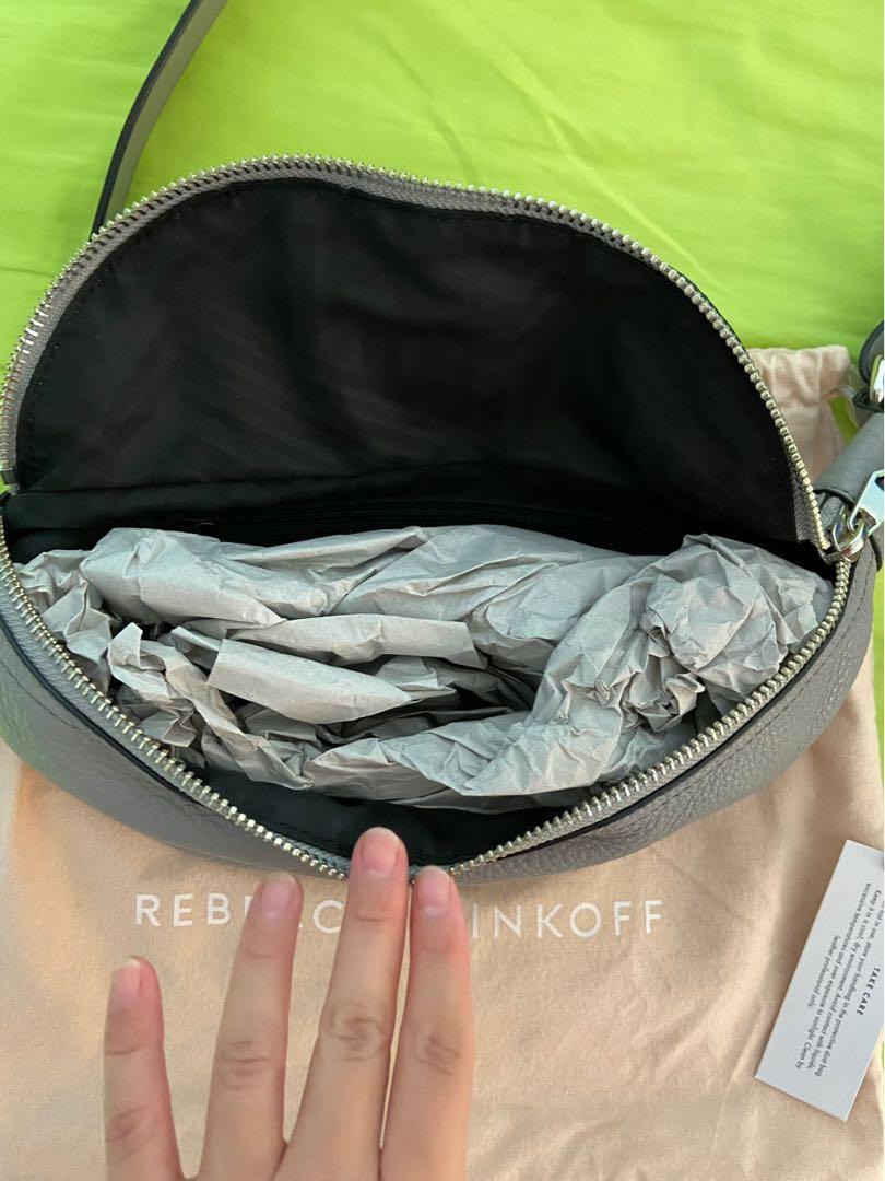 Rebecca Minkoff Bree belt bag in Grey Women s Fashion Bags Wallets Cross body Bags on Carousell
