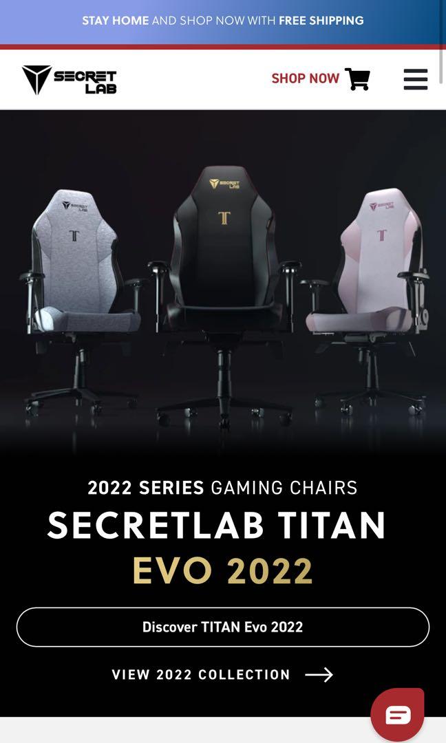 SecretLab code (Category: Chairs) located in Singapore. Submitted by bakaribz (Listing ID 1100884601, Image 1). Description: http://secretlab.refr.cc/wentaoz.