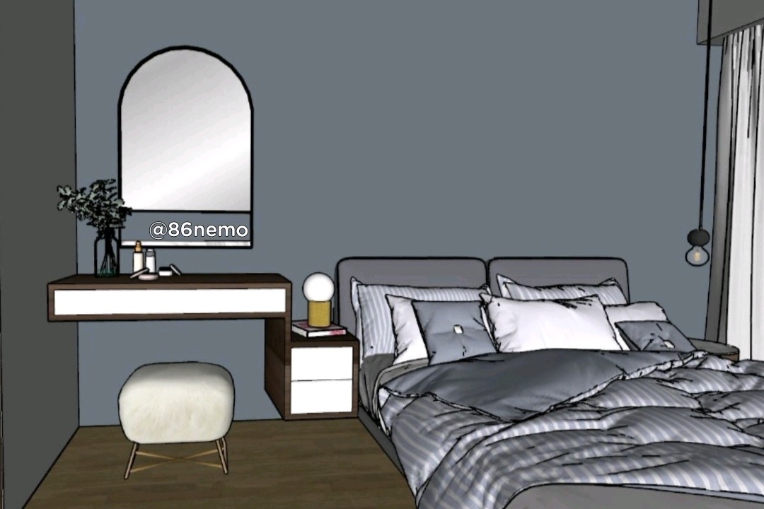 Interior Design 3D Model (Sketchup), Furniture & Home Living, Home ...