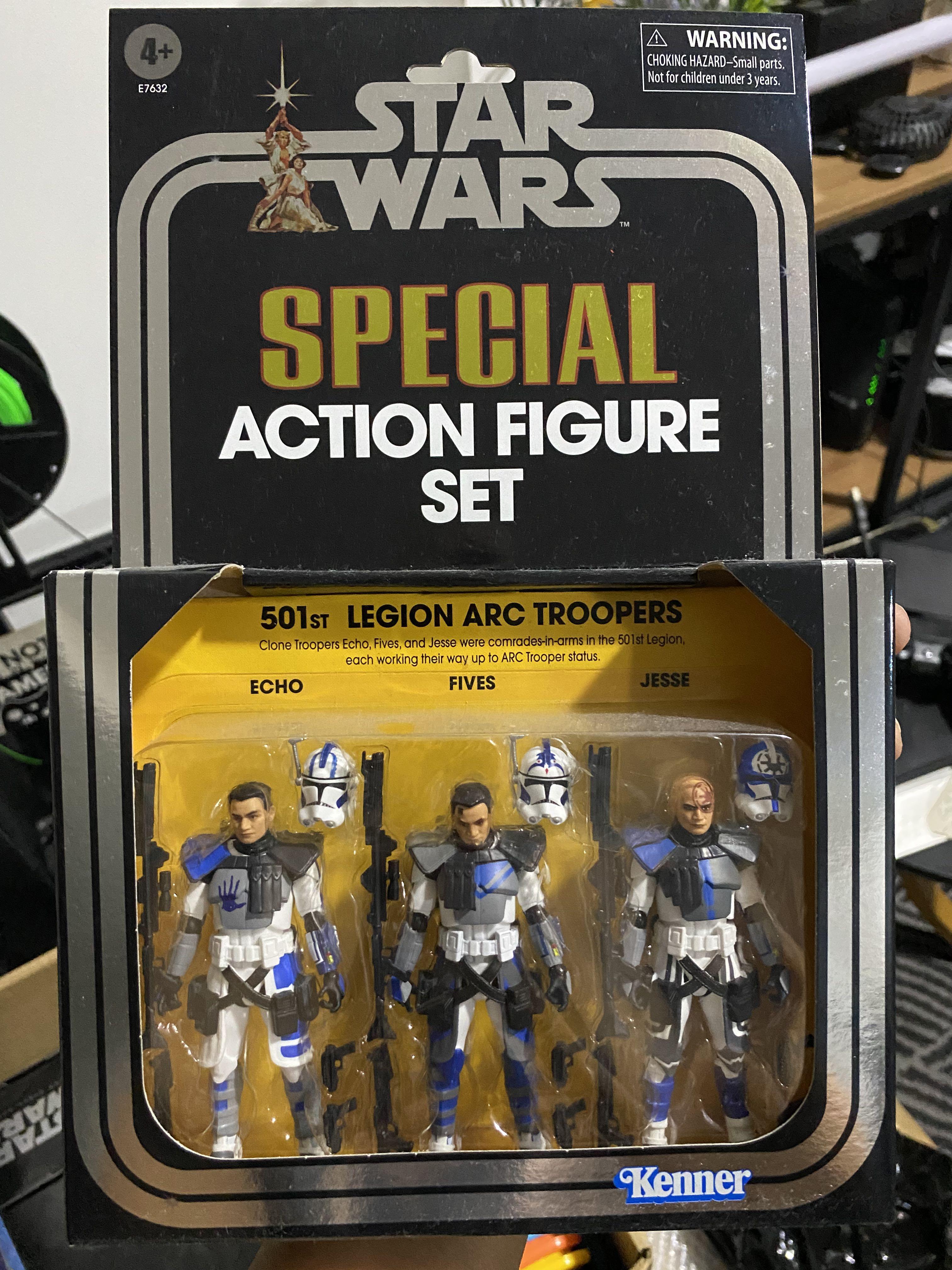 Star Wars 501st Legion Arc Troopers 3.75 inch Hobbies Toys