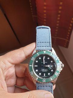 (SOLD) Steinhart Double Green (Hulk) 42mm warranty till Jan 2023(Gnomon)