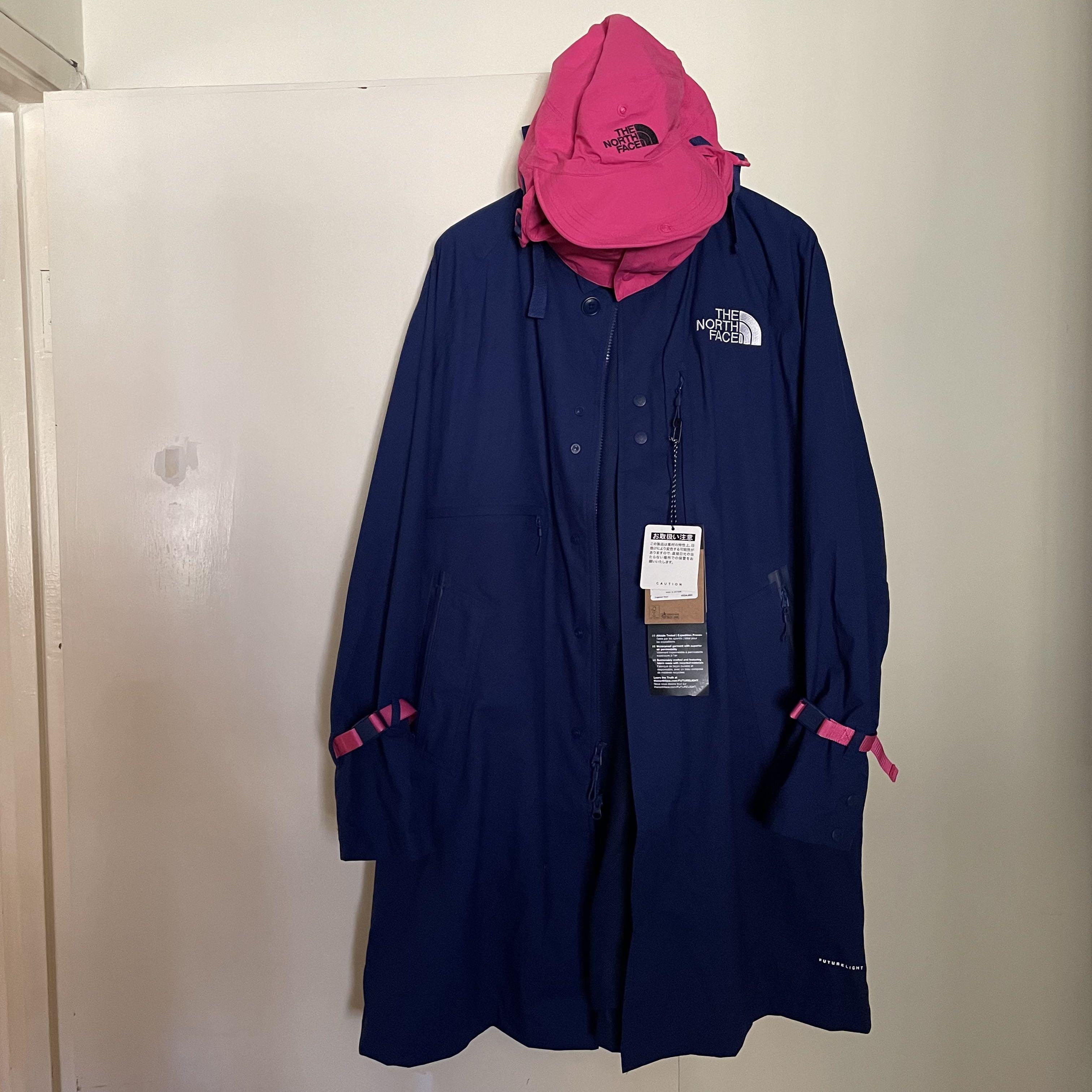The north face x KAZUKI Pink 倉石一樹jacket trench coat 乾濕褸, 男 