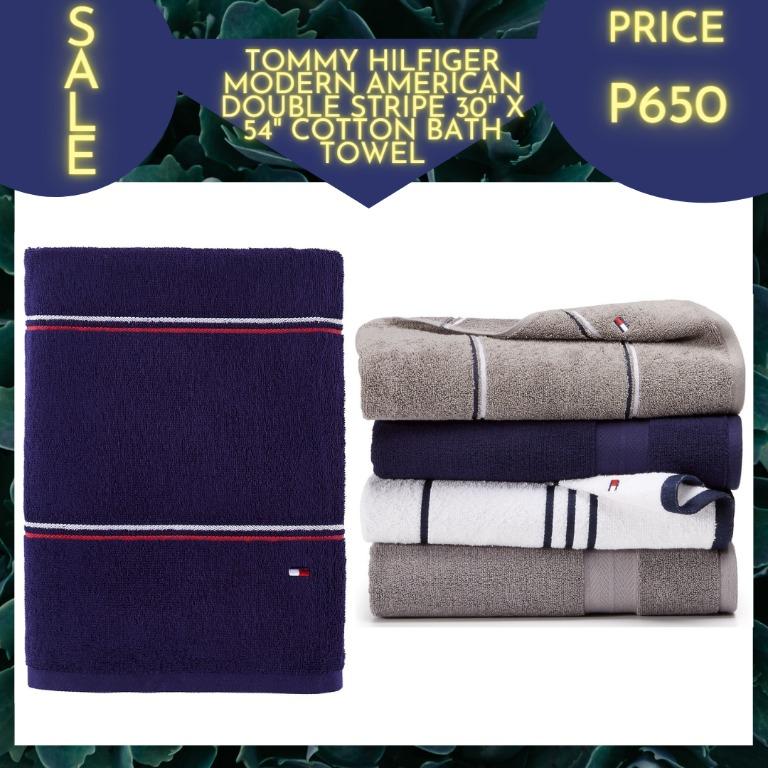 Tommy hilfiger modern clearance american cotton towel