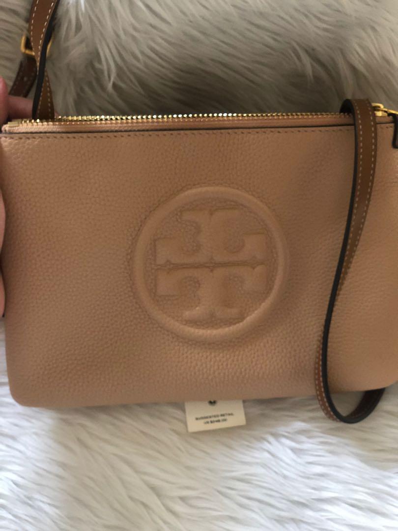 Perry Bombé Double-Zip Crossbody: Women's Handbags, Crossbody Bags