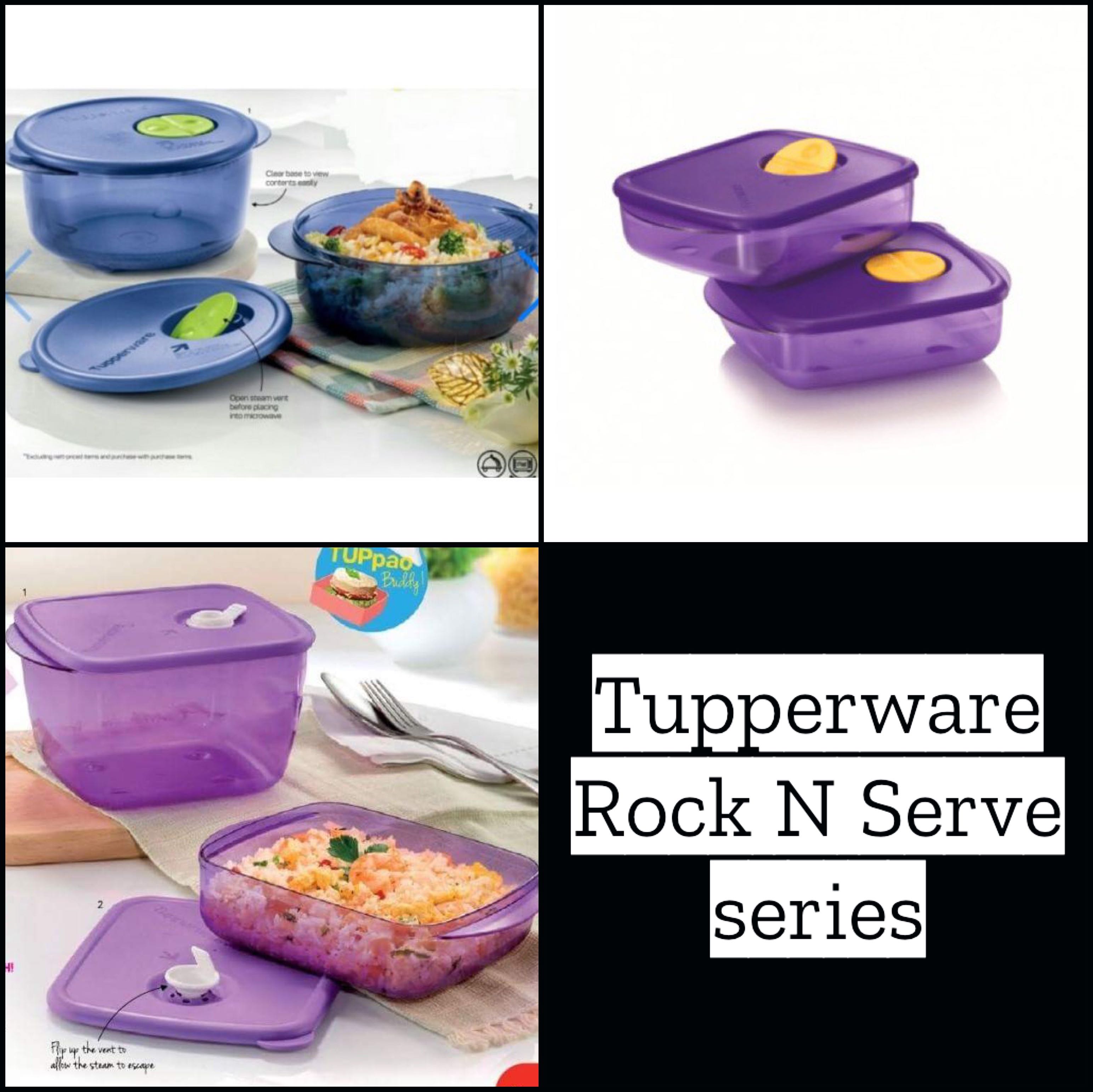 Tupperware Rock N Serve Series, Furniture & Home Living, Kitchenware