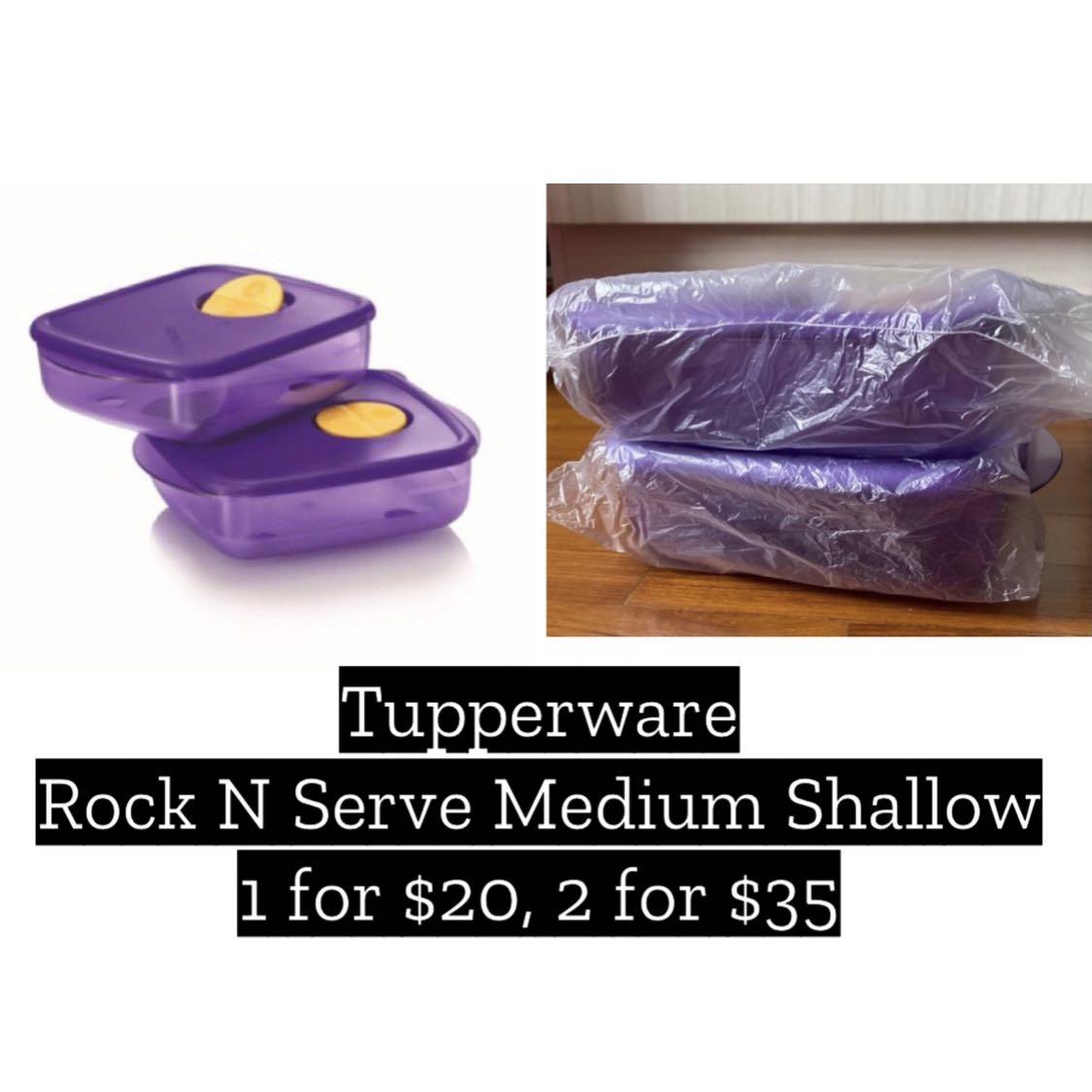 Tupperware Rock N Serve Series, Furniture & Home Living, Kitchenware