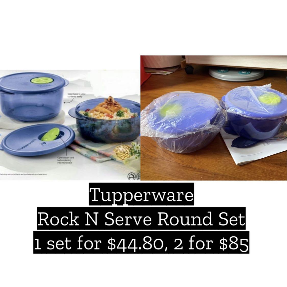 Tupperware Rock N Serve Series, Furniture & Home Living, Kitchenware