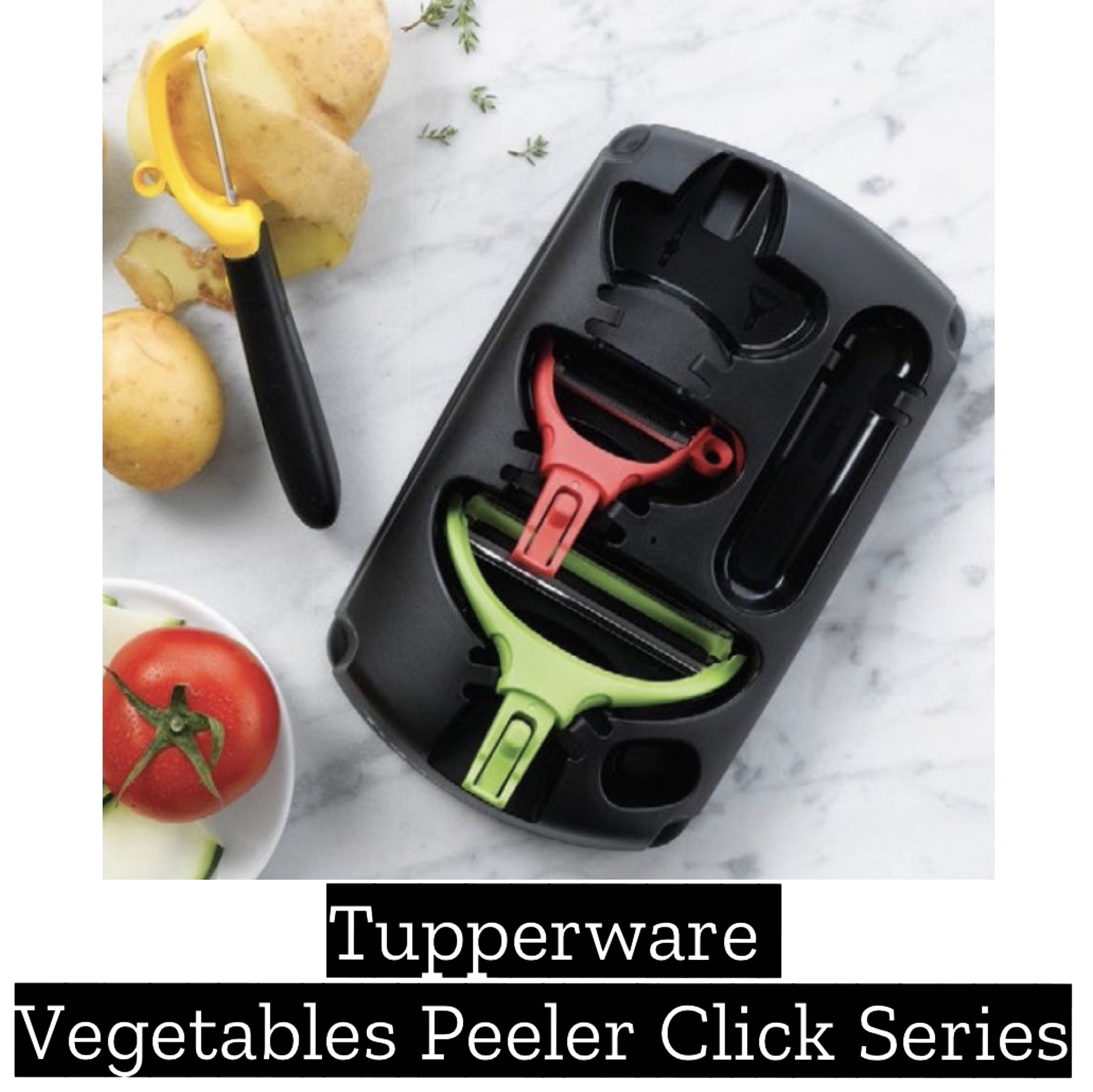 Tupperware Vegetable Peeler Click Series, Furniture & Home Living