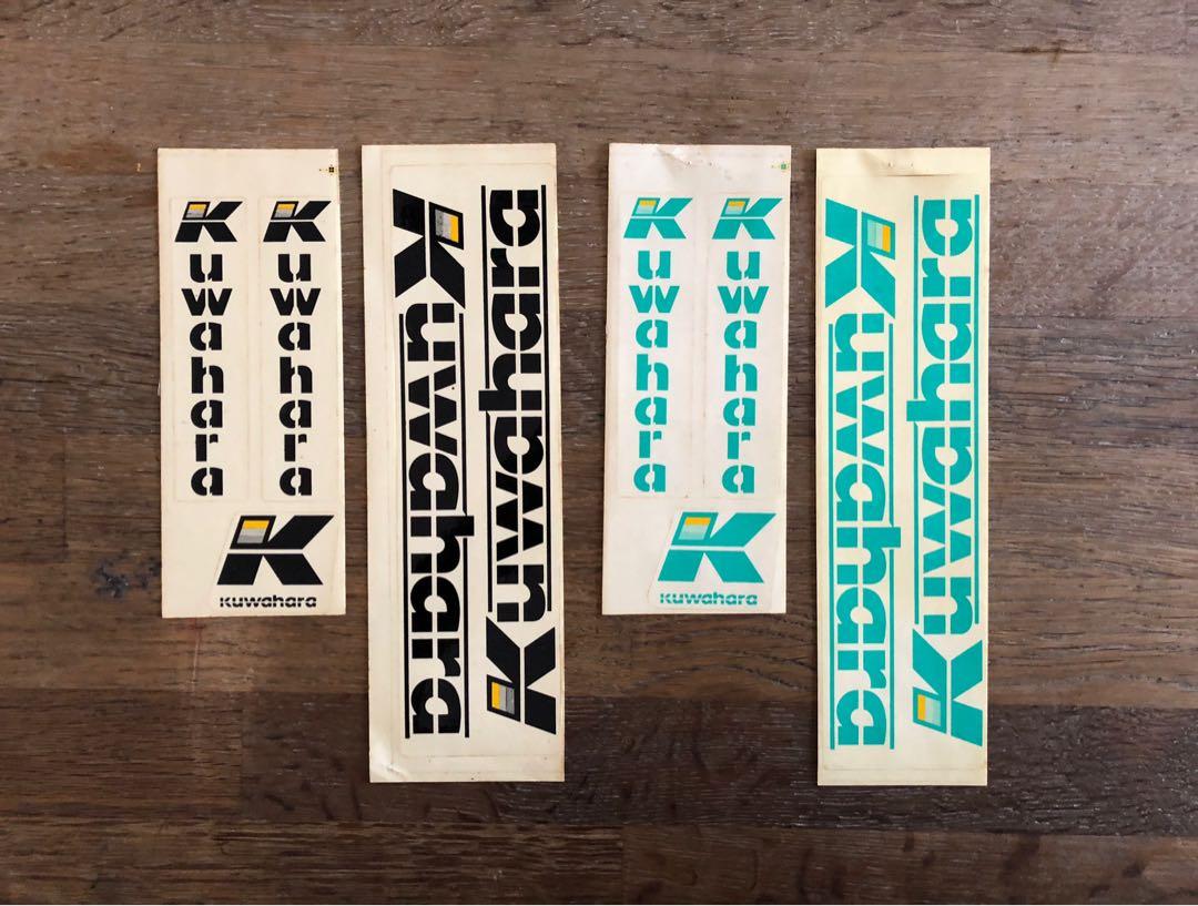 Vintage BMX decals for Redline, Kuwahara, Torker, GT and Tange BMX