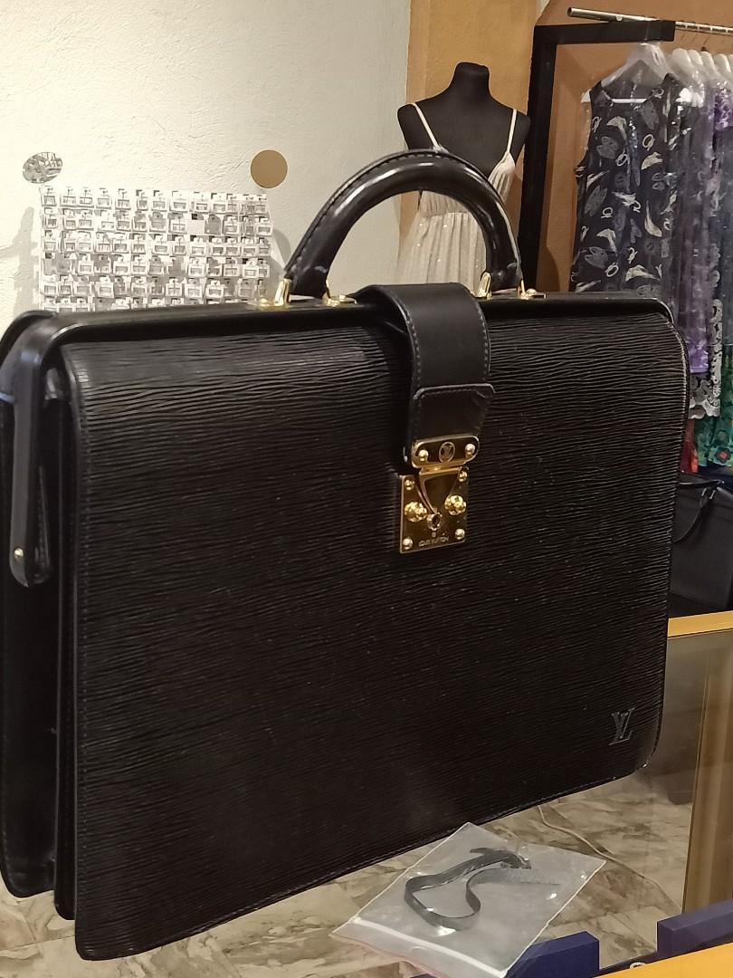 Louis Vuitton Vintage Monogram Serviette Fermoir Briefcase - Brown  Briefcases, Bags - LOU779944