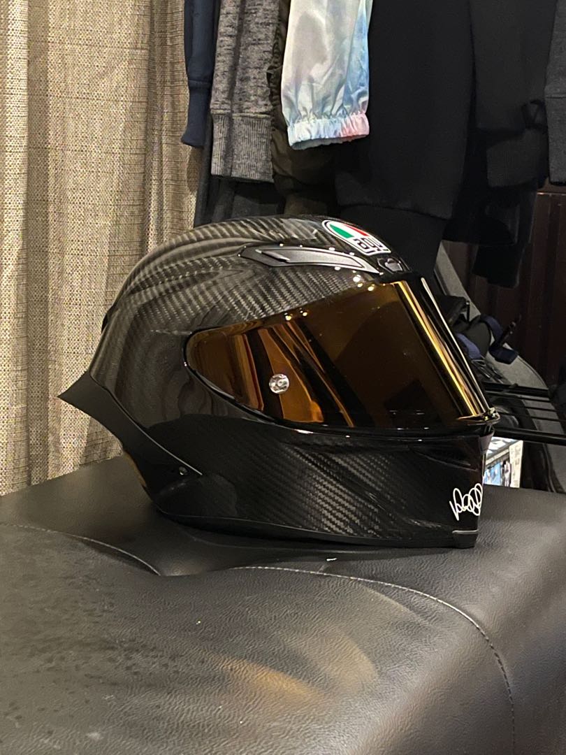 Visor AGV Gold original italy 100 mulus, Aksesoris Mobil di Carousell