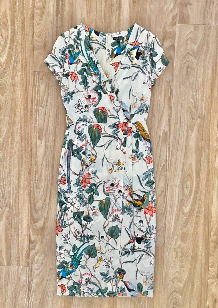 Warehouse bird dress clearance