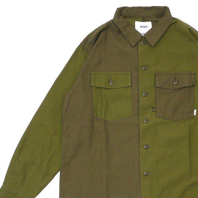 wtaps 18aw bud ls 01 cotton long sleeve jungle bdu shirt two tone