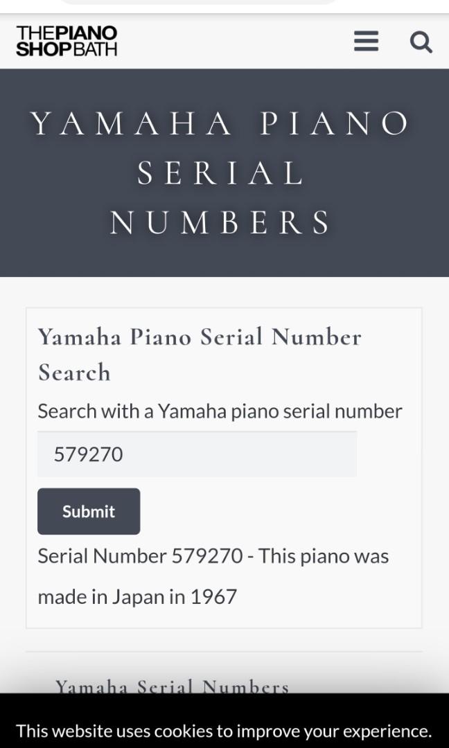 Nippon serial yamaha numbers gakki Yamaha FG