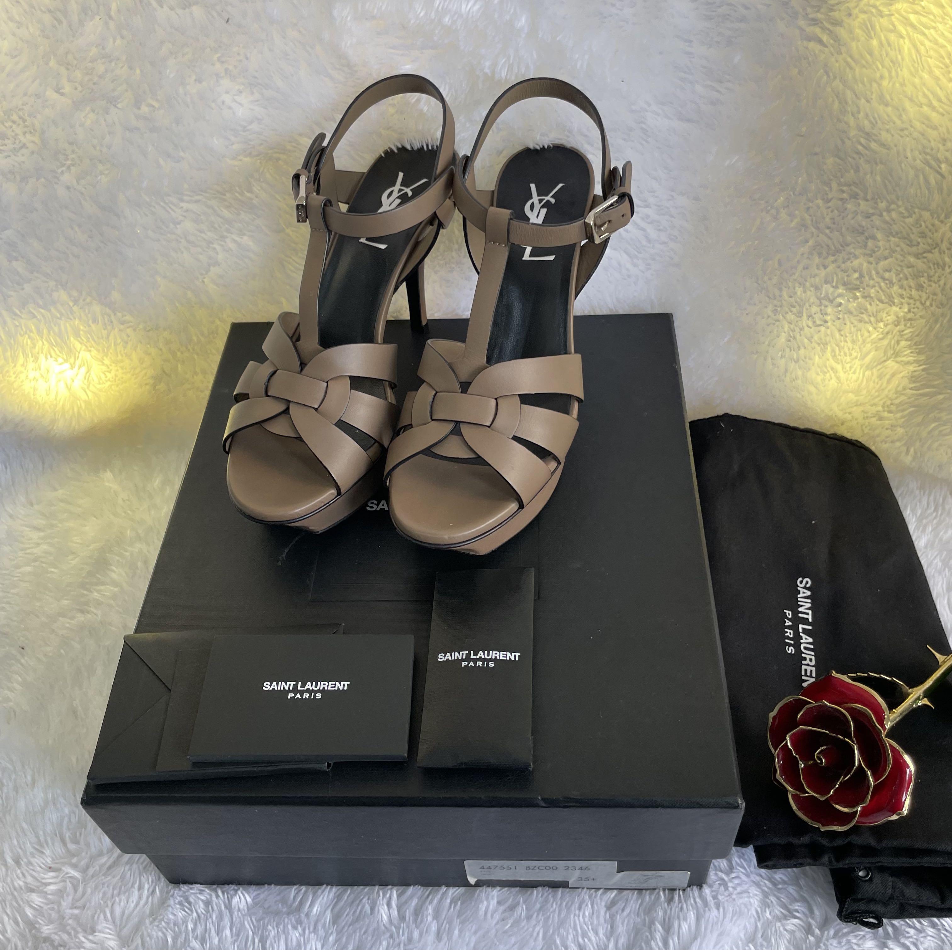 Ysl tribute low heel height hot sale