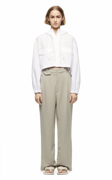 Zara pleated wide leg trousers, Women's 