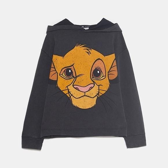 Zara lion top king hoodie