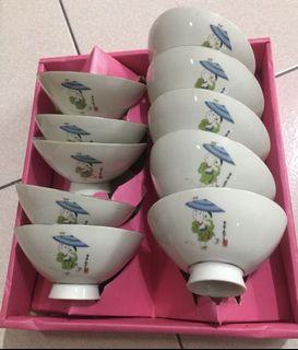 飯碗一組共10個