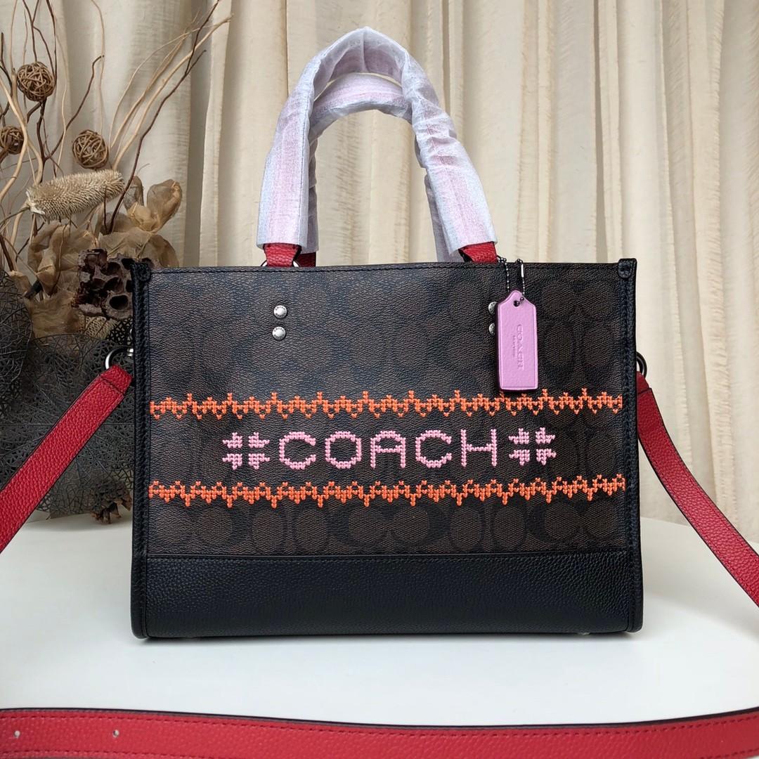 Dempsey carryall in signature canvas with fair isle graphic new arrivals