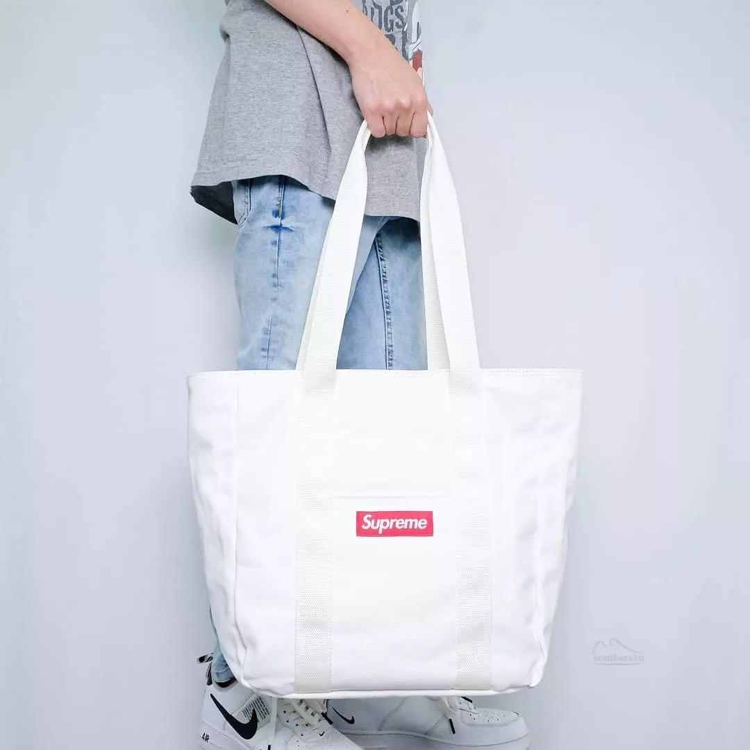 🔥 Supreme Canvas Tote Bag 袋