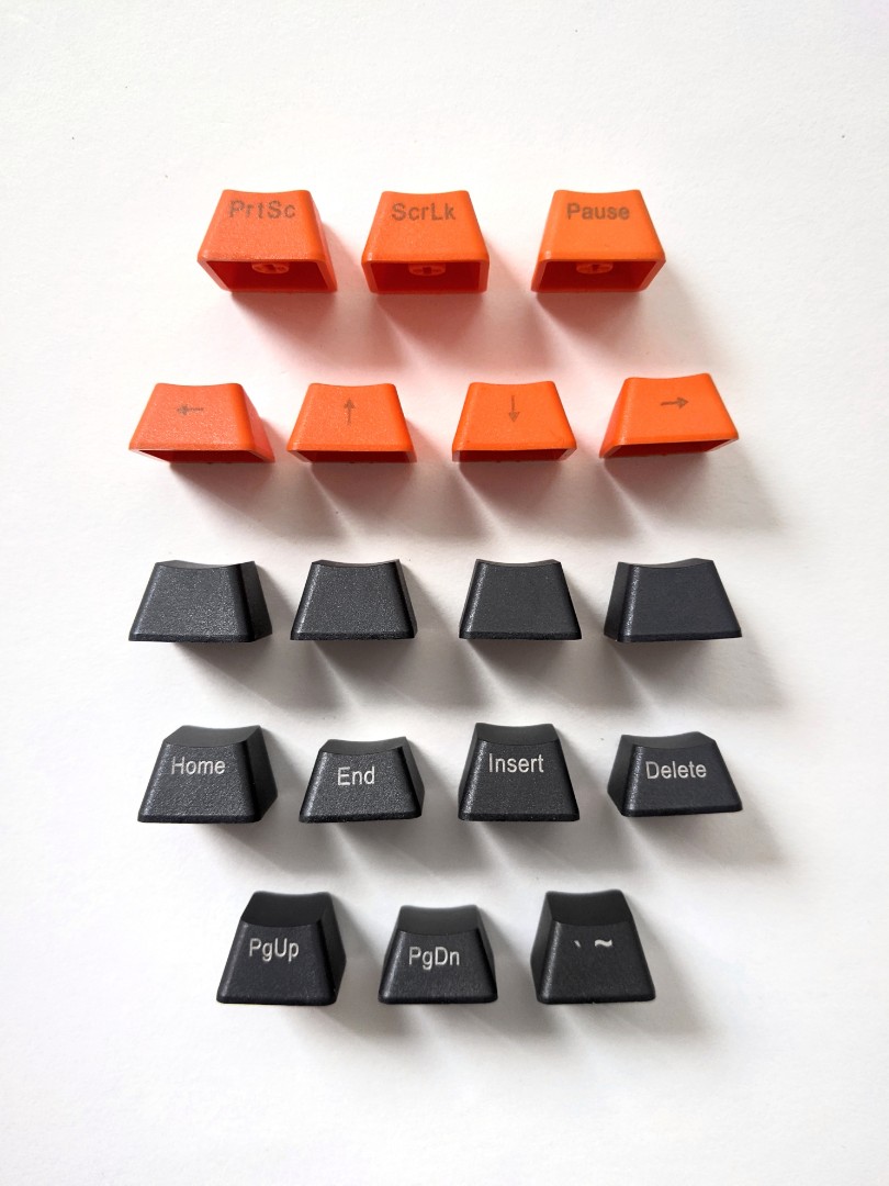 A Loose Pack of PBT Key Caps for Mechanical Keyboards, Computers & Tech