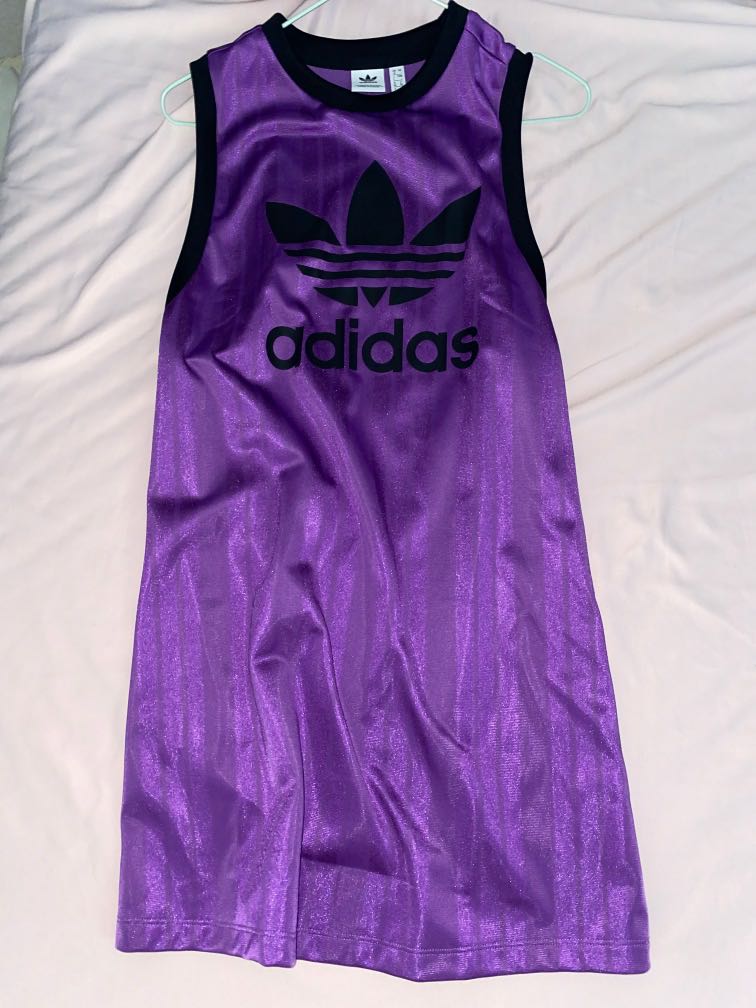 Purple adidas dress online