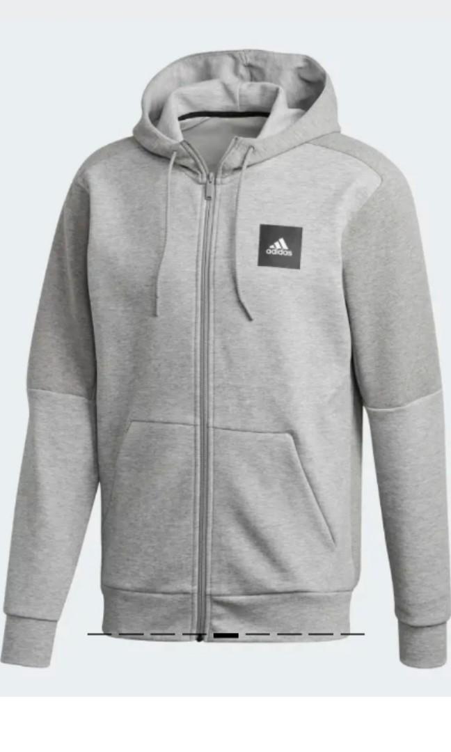 Adidas stadium hoodie mens top