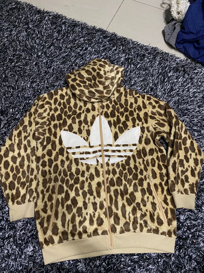 Adidas deals leopard hoodie