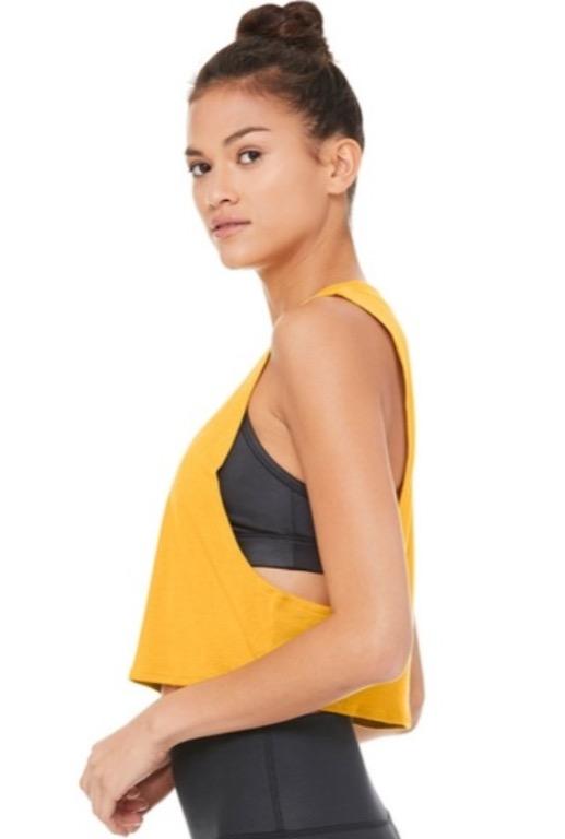 Alo yoga heat wave crop tank discount