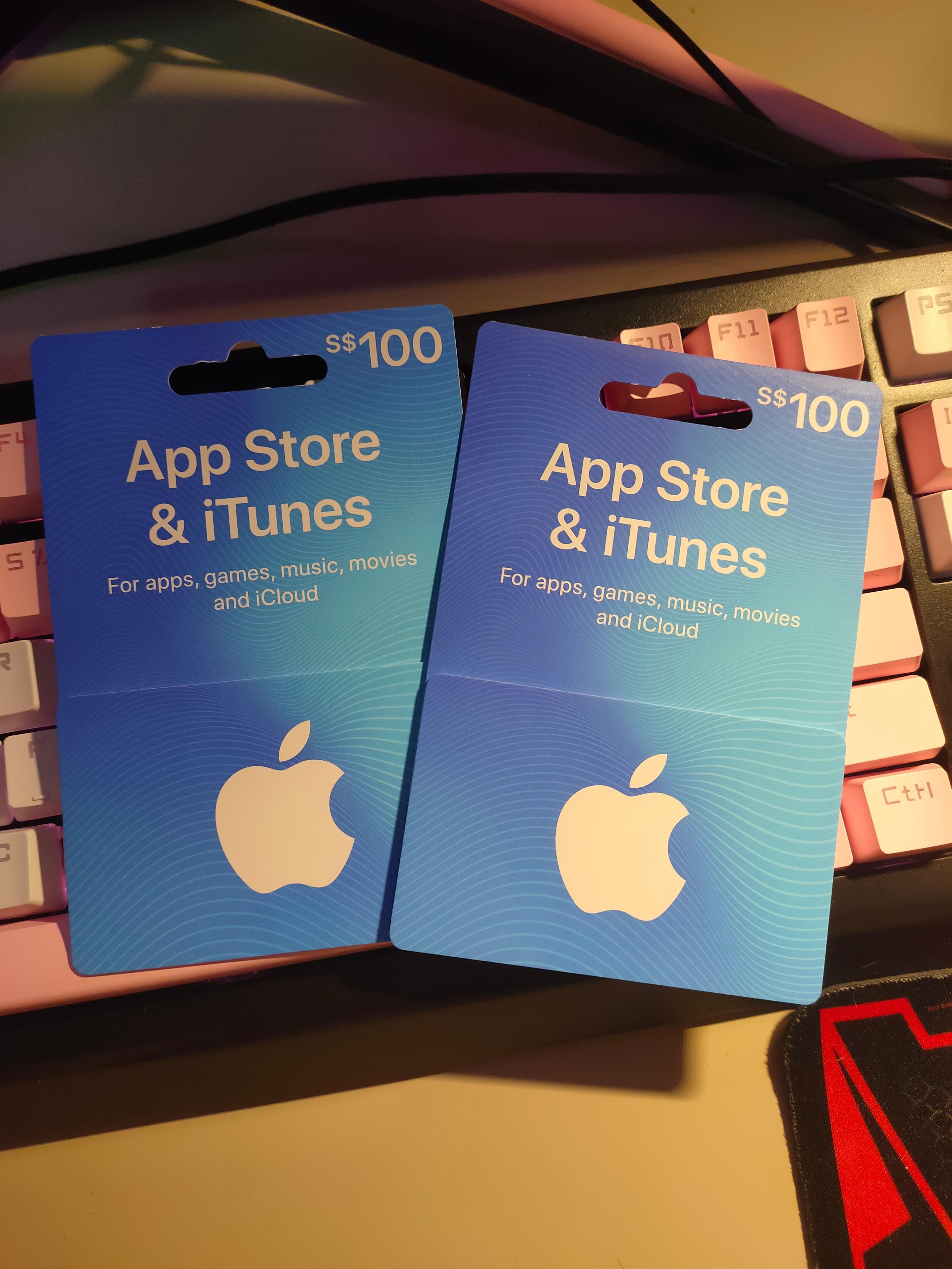 $100 App Store and iTunes Gift Cards, Tickets & Vouchers ...