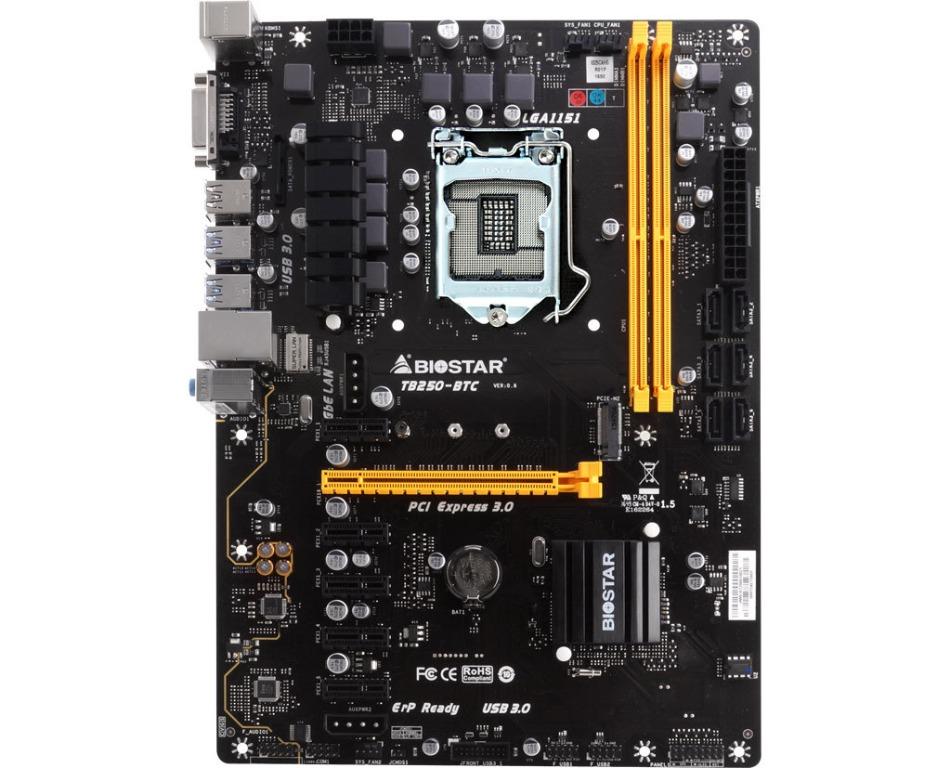 Biostar TB250 BTC mining motherboard DOA Computers Tech