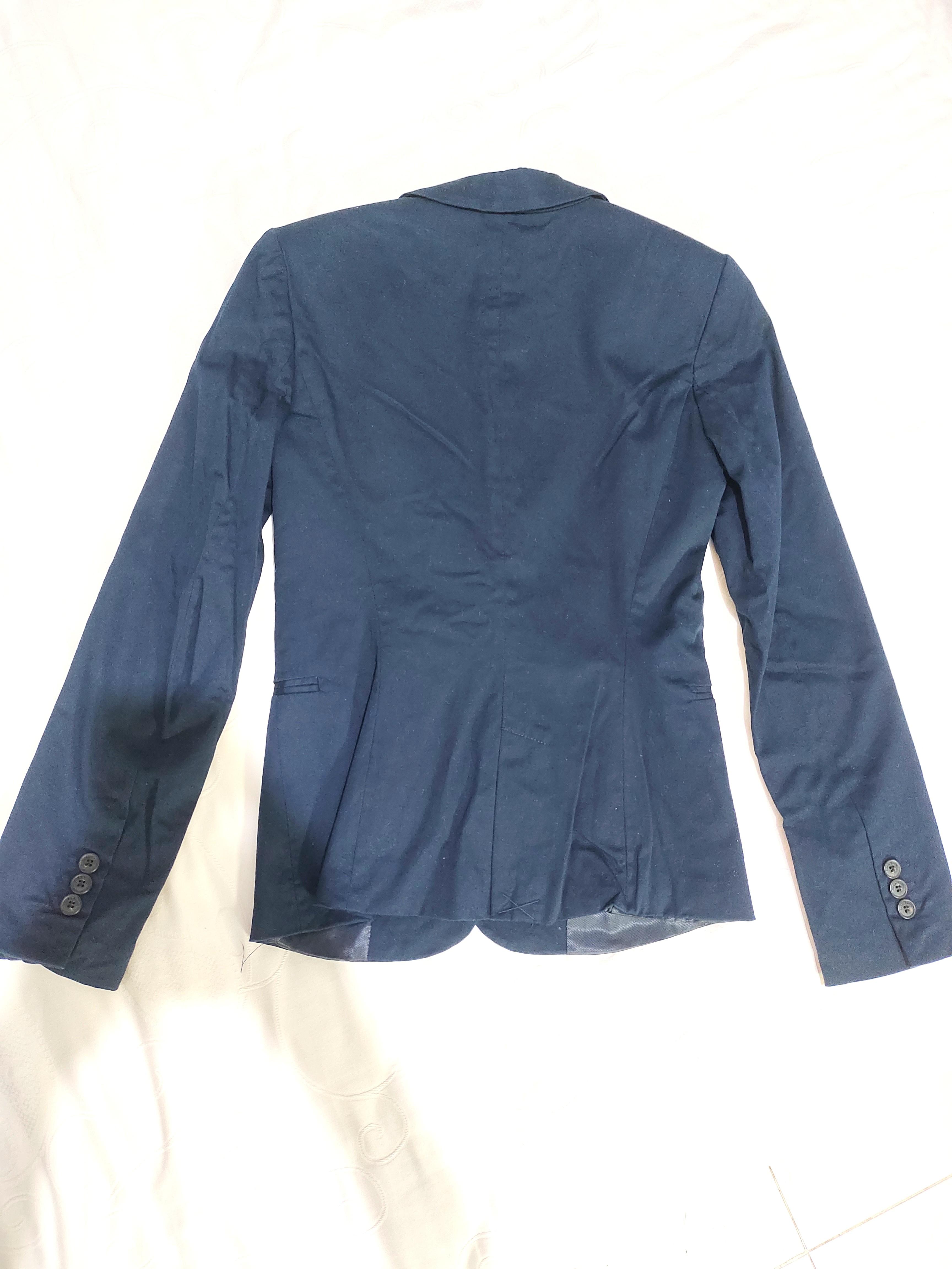 zara navy blue jacket