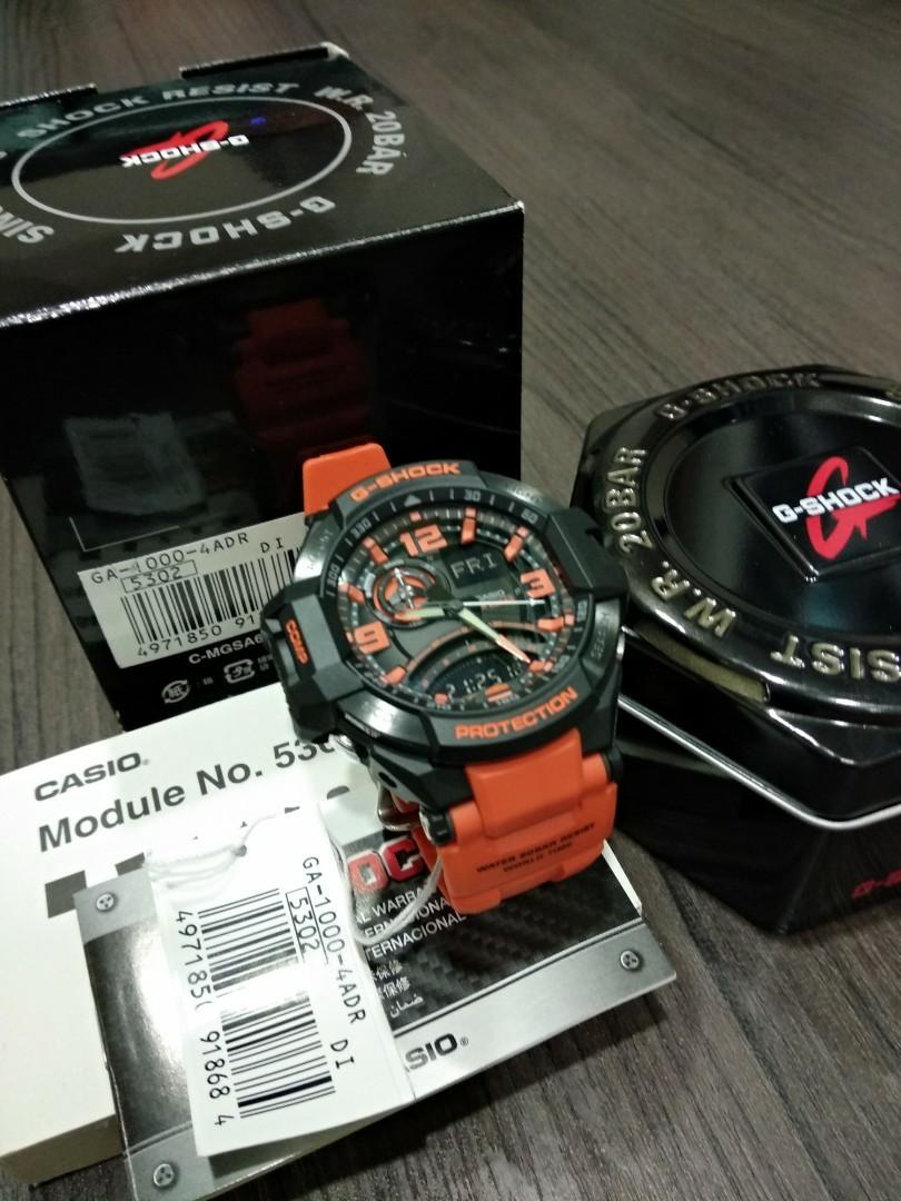 Brand New in Box G Shock GA 1000 4ADR Gravity Master Men s Fashion Watches Accessories Watches on Carousell
