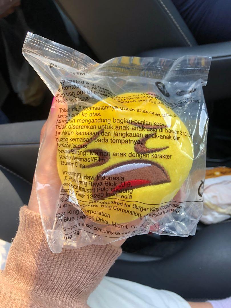 Burger king emoji toys shop