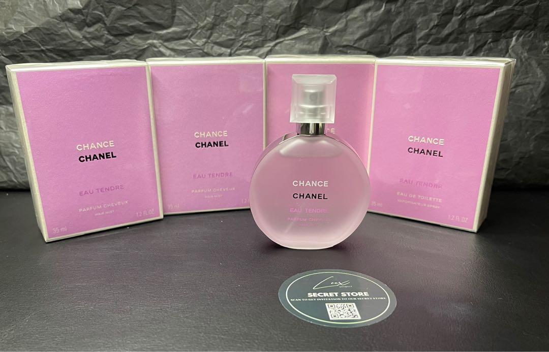 CHANCE CHANEL EAU TENDRE HAIR MIST 35ml, Beauty & Personal Care, Fragrance  & Deodorants on Carousell