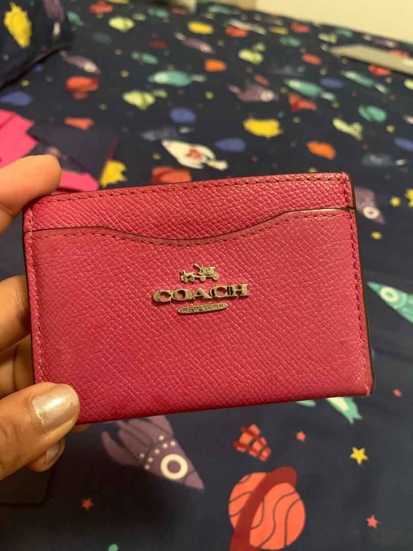 Coach Card holder, Women's Fashion, Bags & Wallets, Wallets & Card