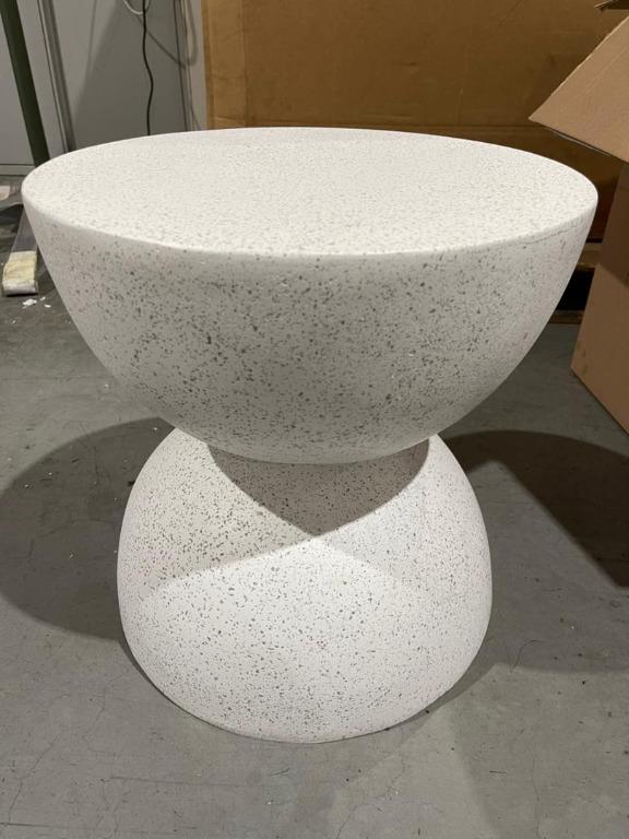 Crate & Barrel Side TableStool Ridge, Furniture & Home Living