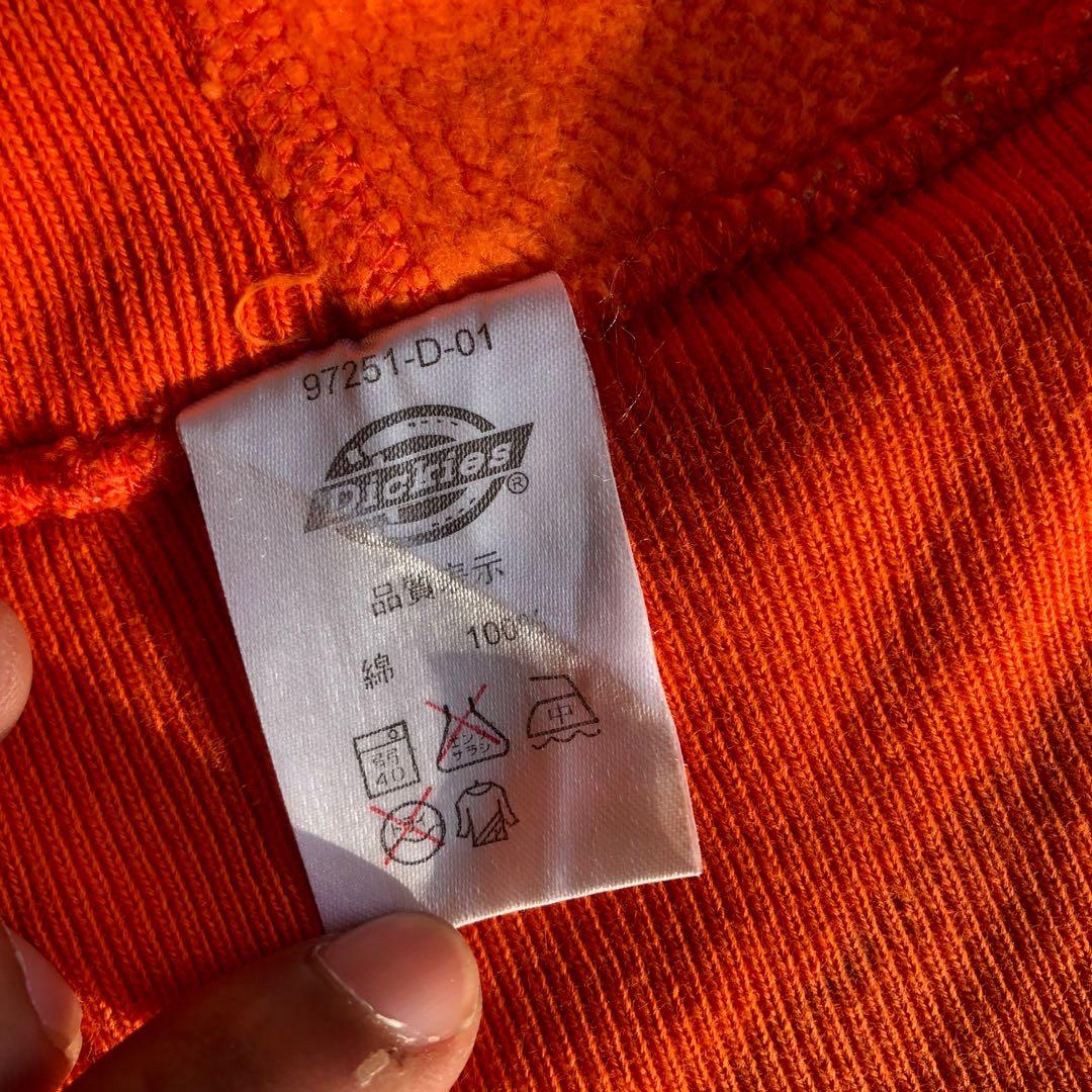 Dickies Orange Sweatshirt Men s Fashion Tops Sets Hoodies on