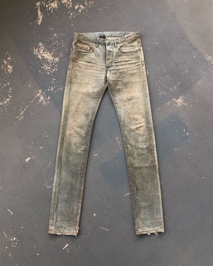 Dior Homme SS04 “STRIP” Dirty Bleu 