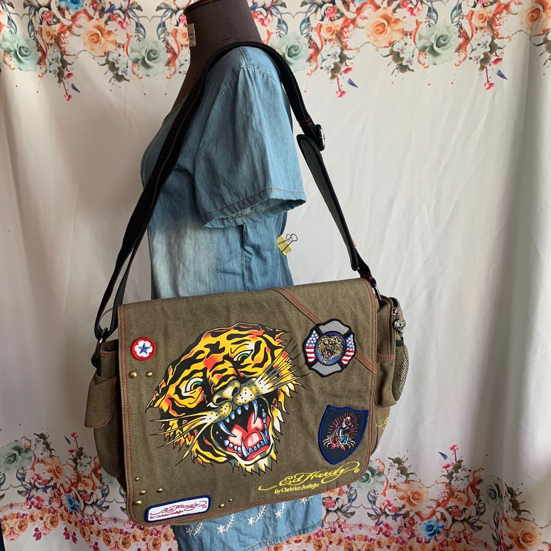 Ed Hardy Leather Tote Bags | Mercari