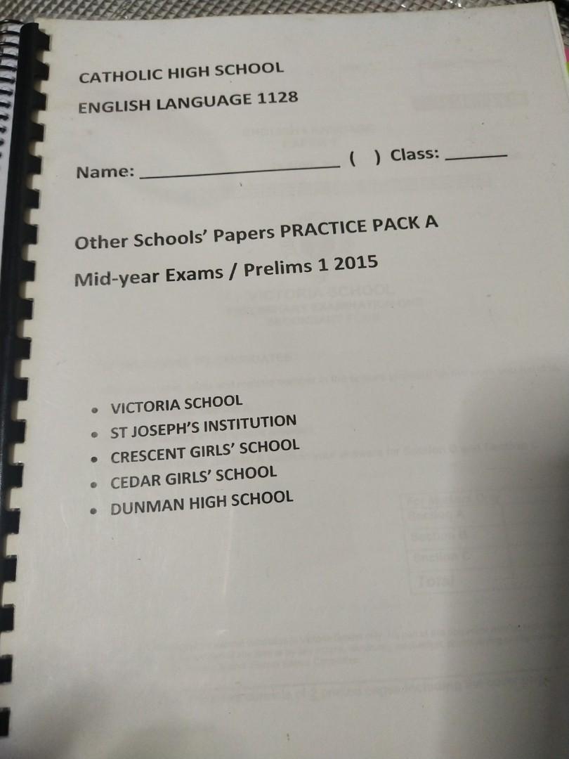 English Language O Level Papers Hobbies Toys Books Magazines Assessment Books On Carousell