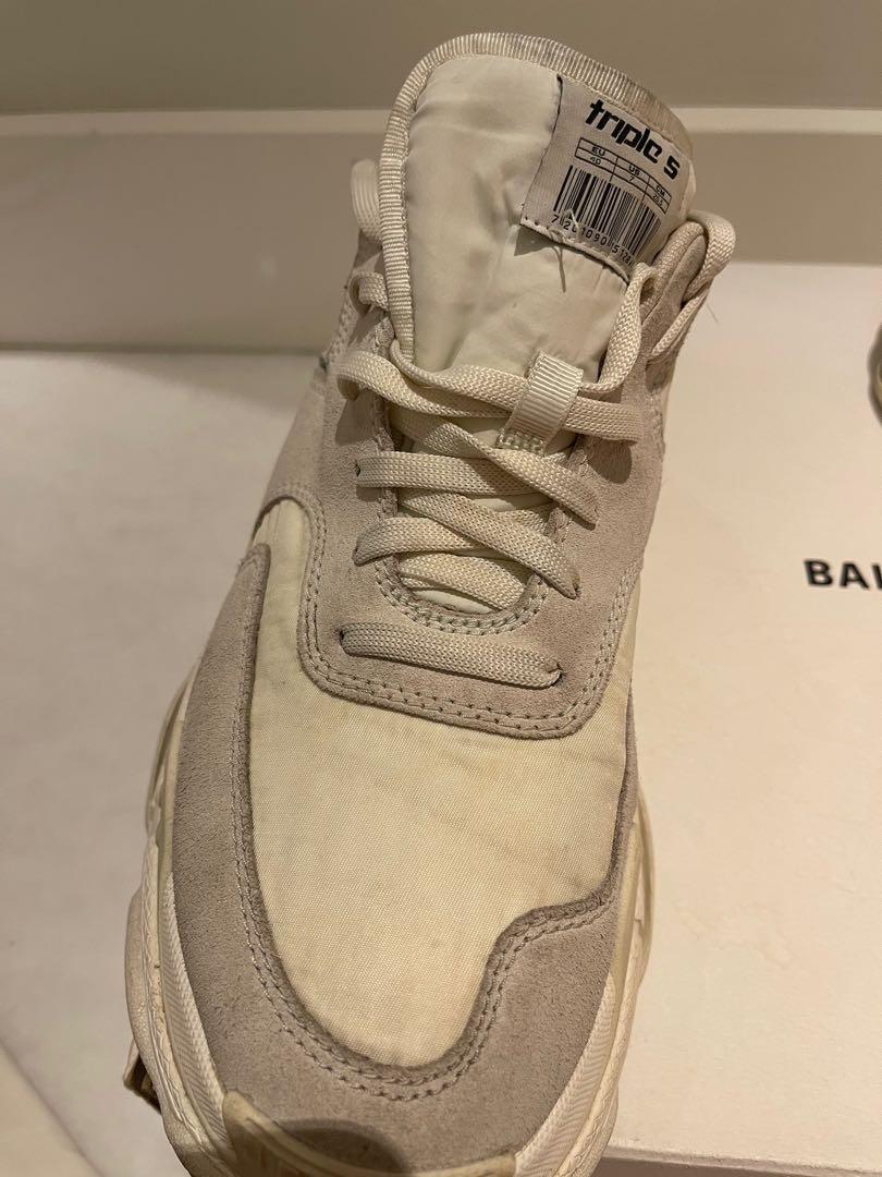 Balenciaga triple s off white hotsell