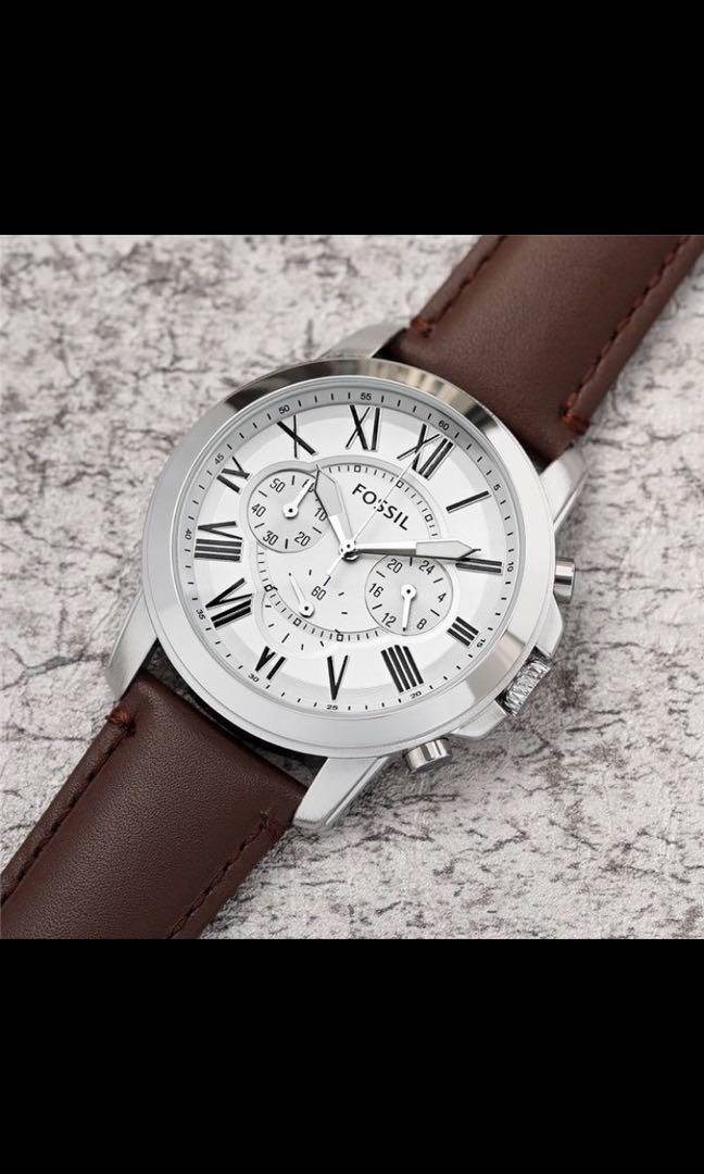 Waterproof fossil watch best sale men's