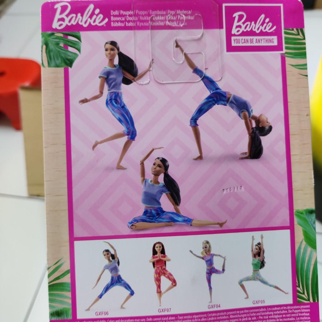 Barbie Made to Move Doll with 22 Joints & Athleisure-wear for Kids 3 to 7  Years Old